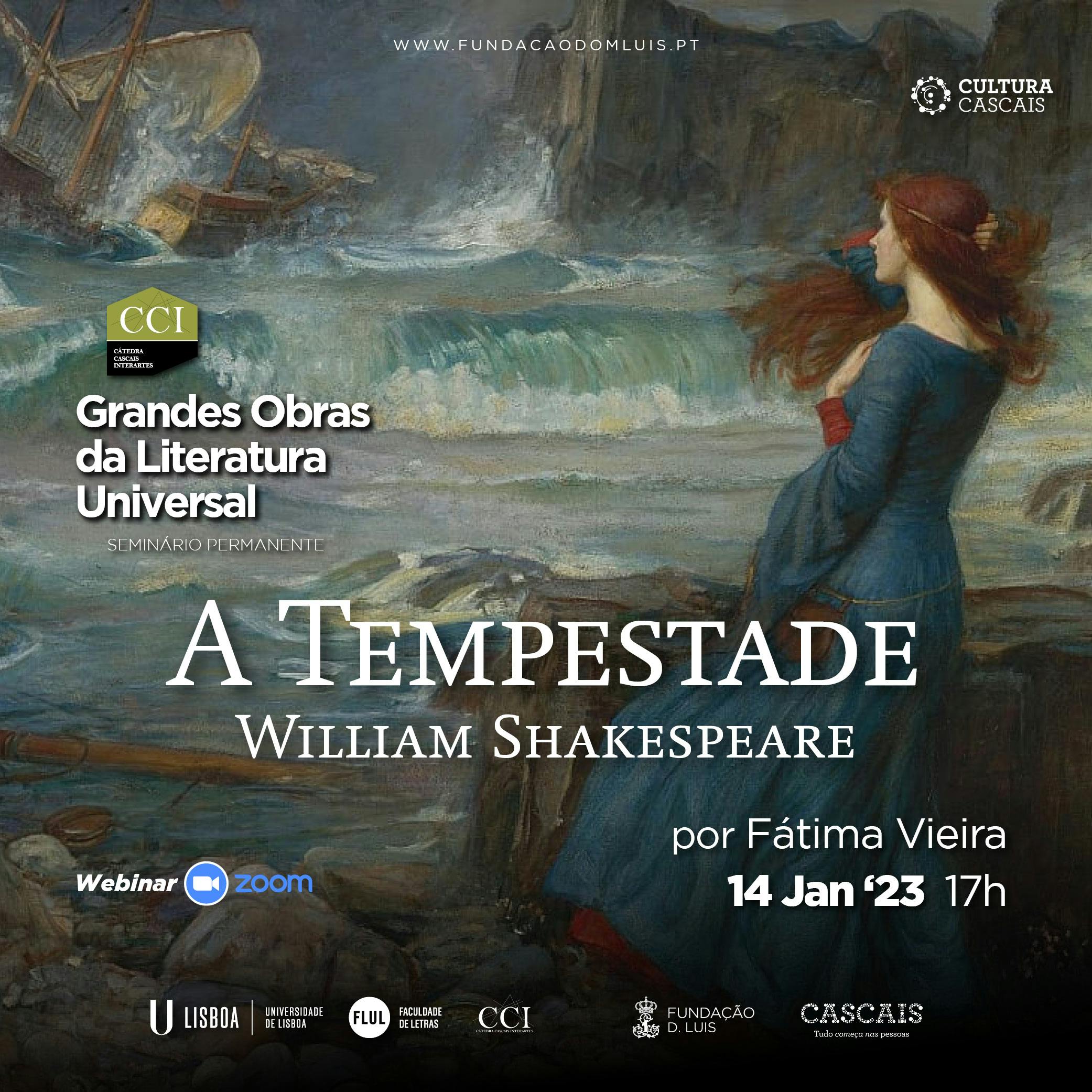 A Tempestade, de William Shakespeare, por Fátima Vieira