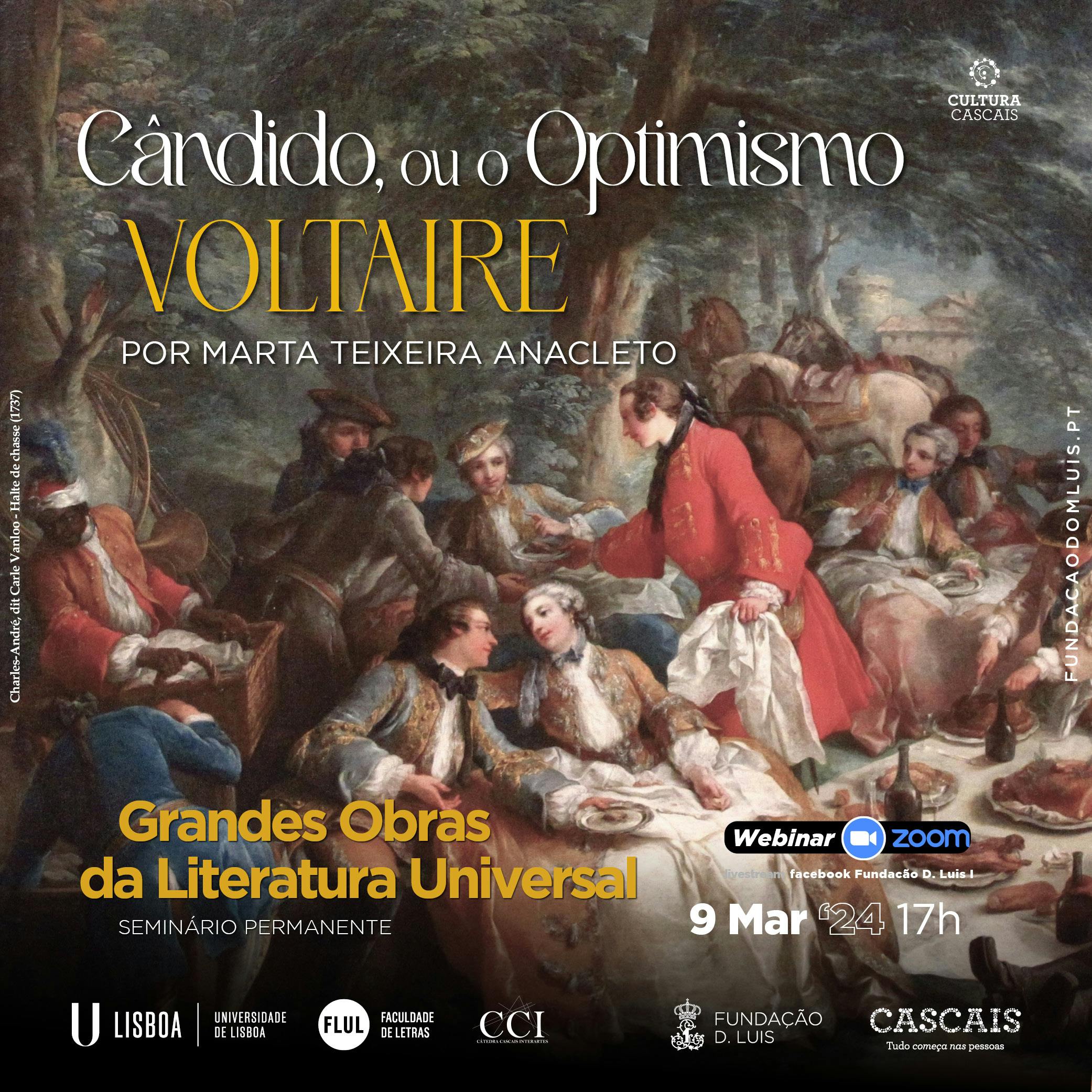 Cândido, ou o Optimismo de Voltaire, por Marta Teixeira Anacleto