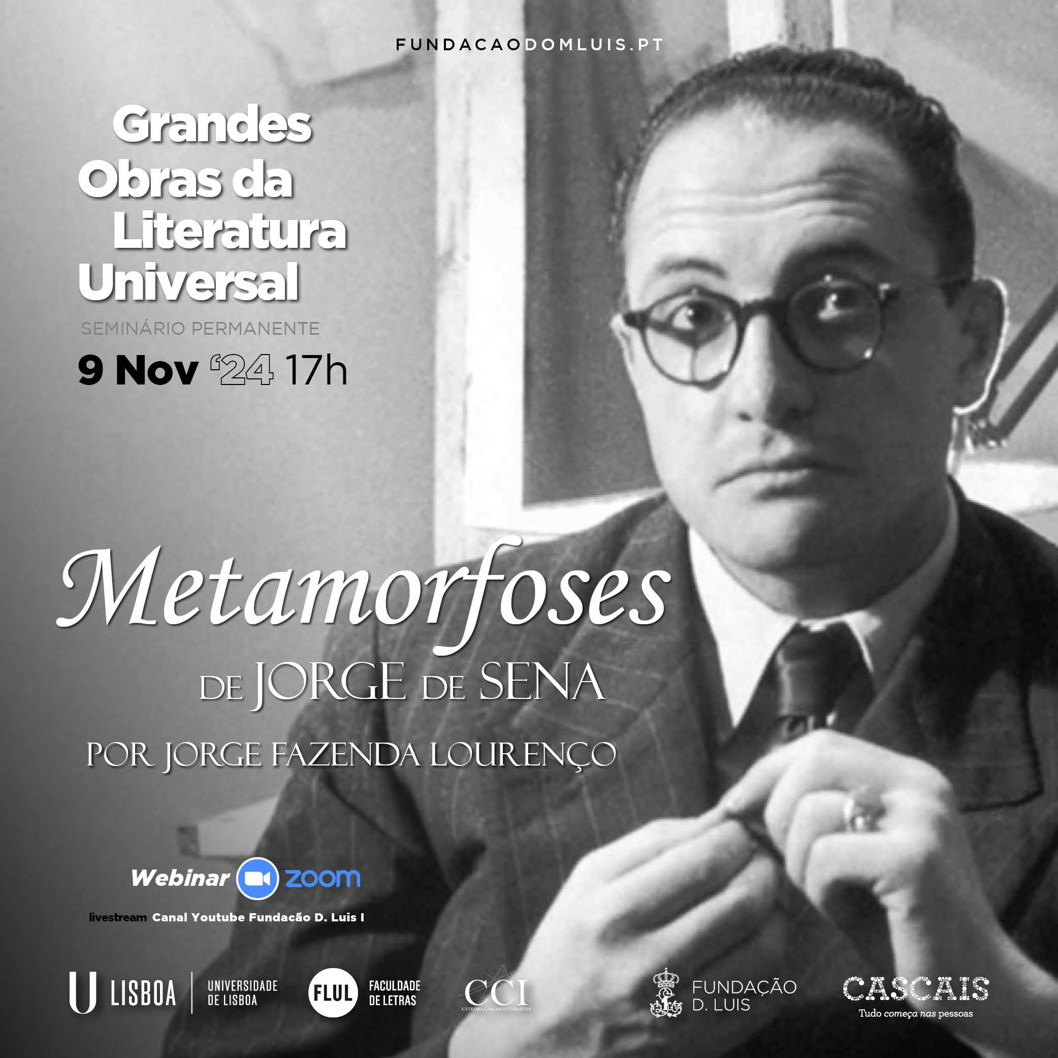 ‘Metamorfoses’ de Jorge de Sena por Jorge Fazenda Lourenço
